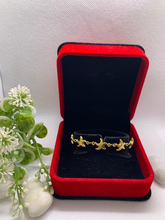 ✨ Bracelet Doré Étoiles Élégantes ✨